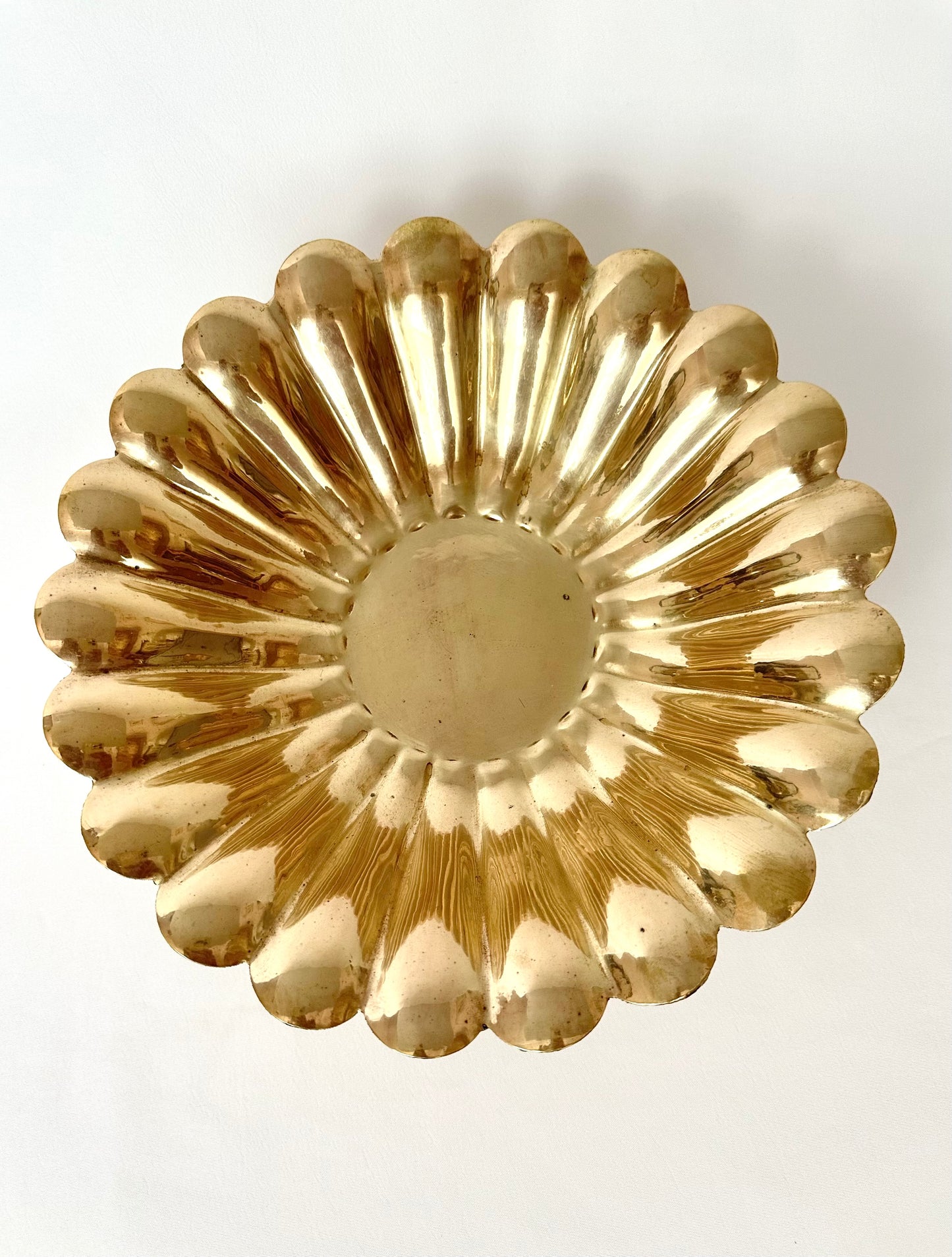 Clytie Brass Footed Bowl