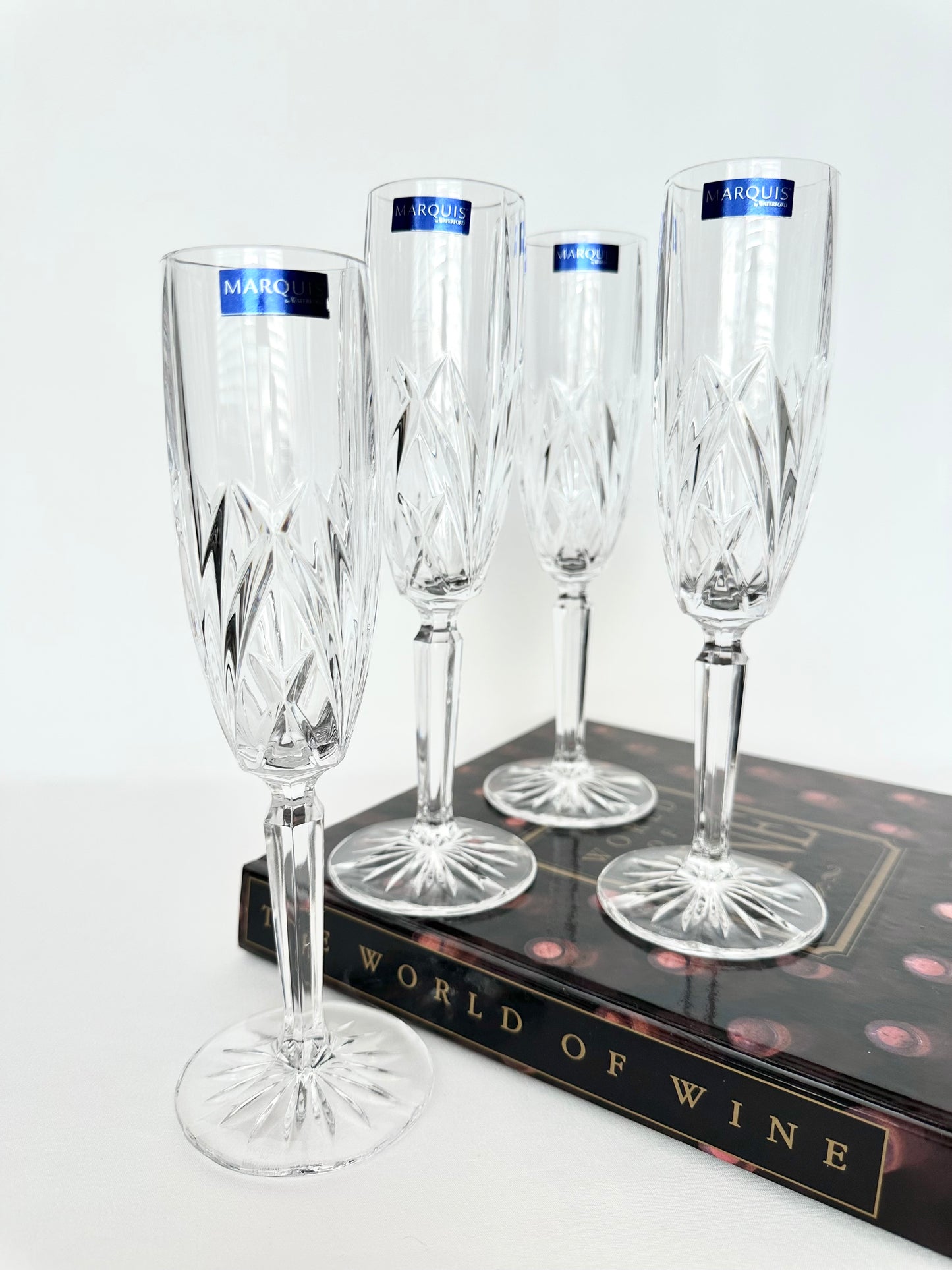 Brooke Crystal Champagne Flutes