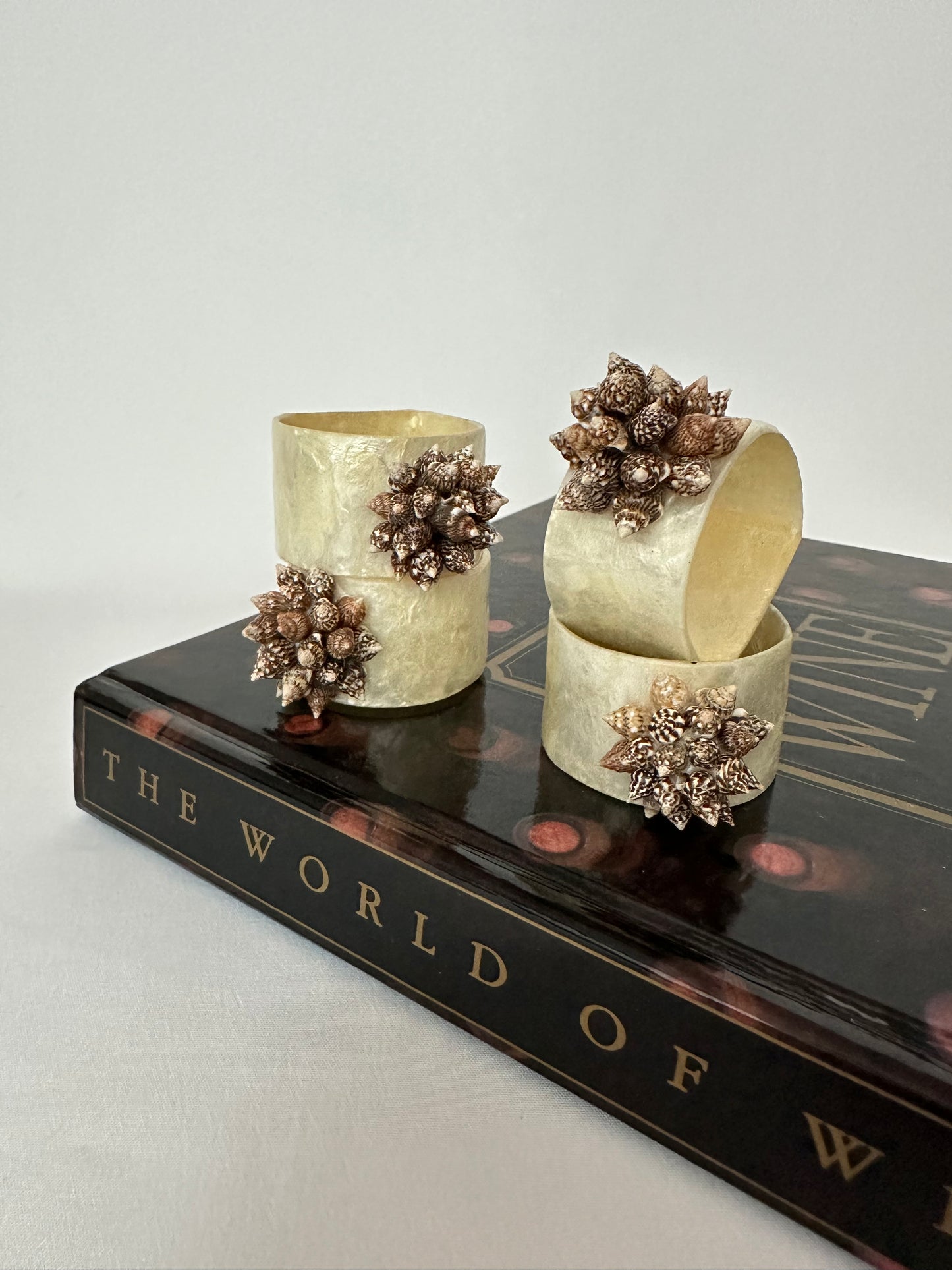 Maris Capiz Napkin Rings