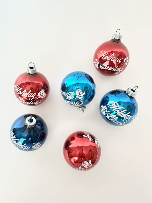 Holiday Greetings Ornaments