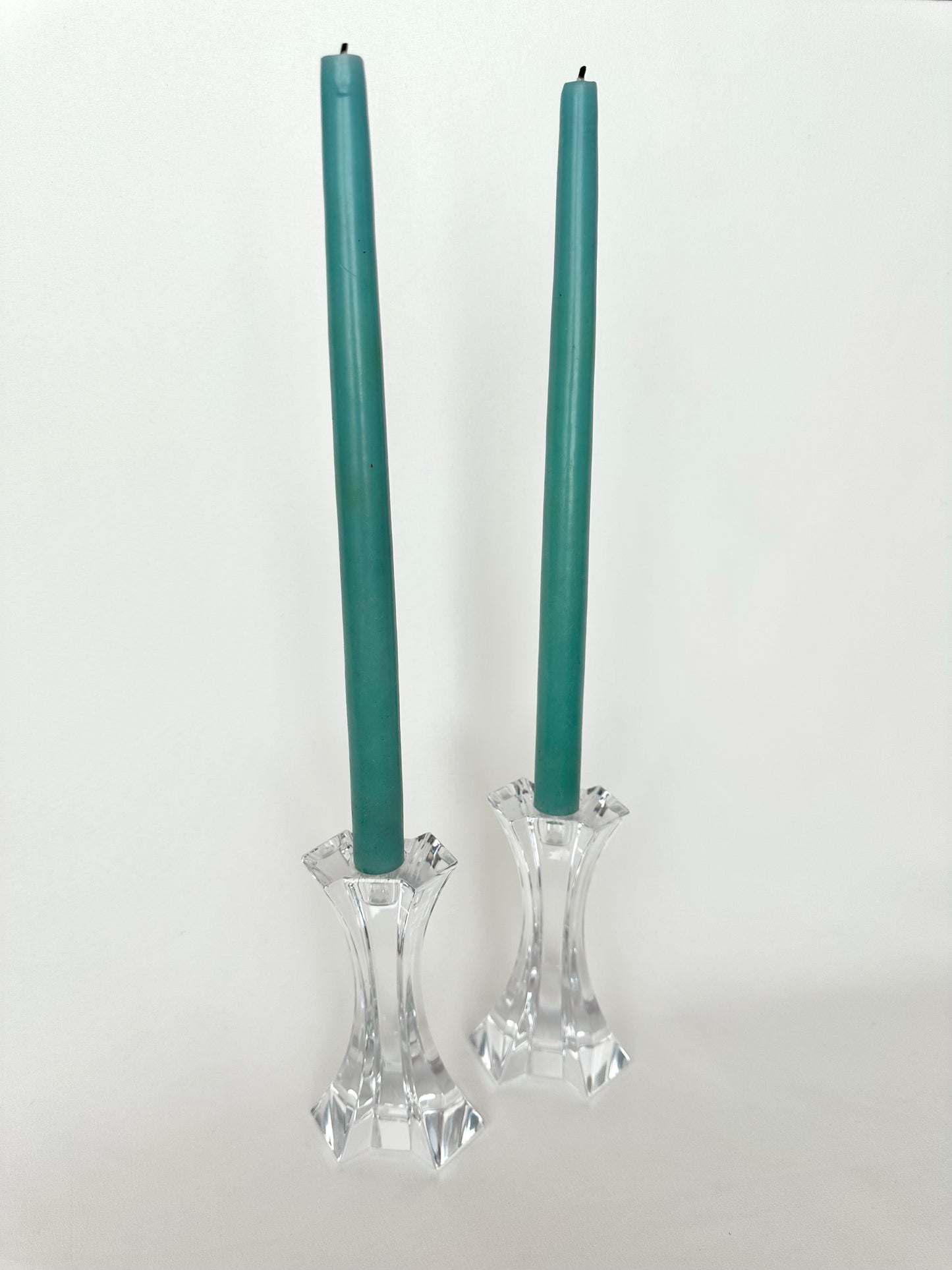 Lenora Crystal Candlestick Holders
