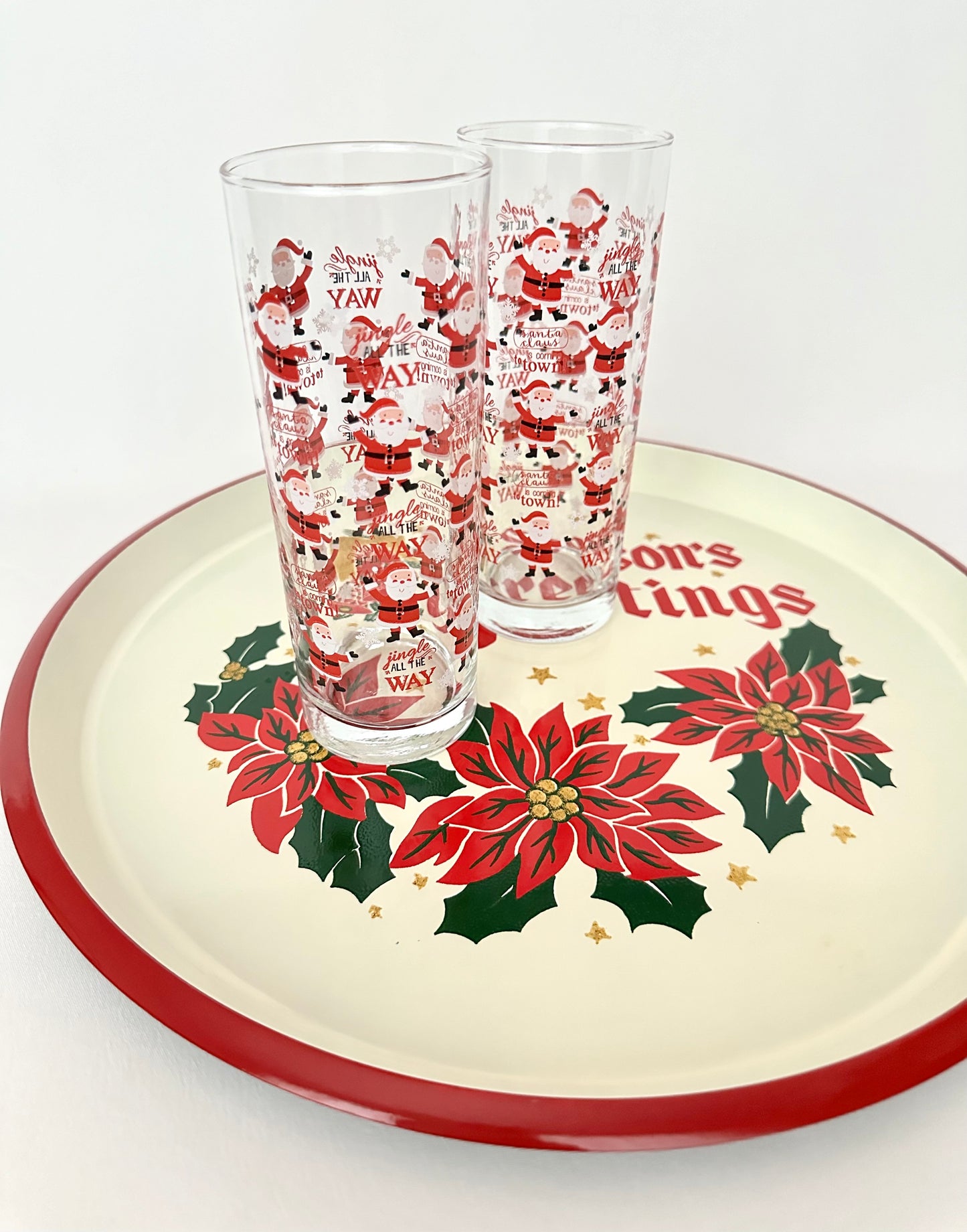 Seasons Greetings Serving Tray