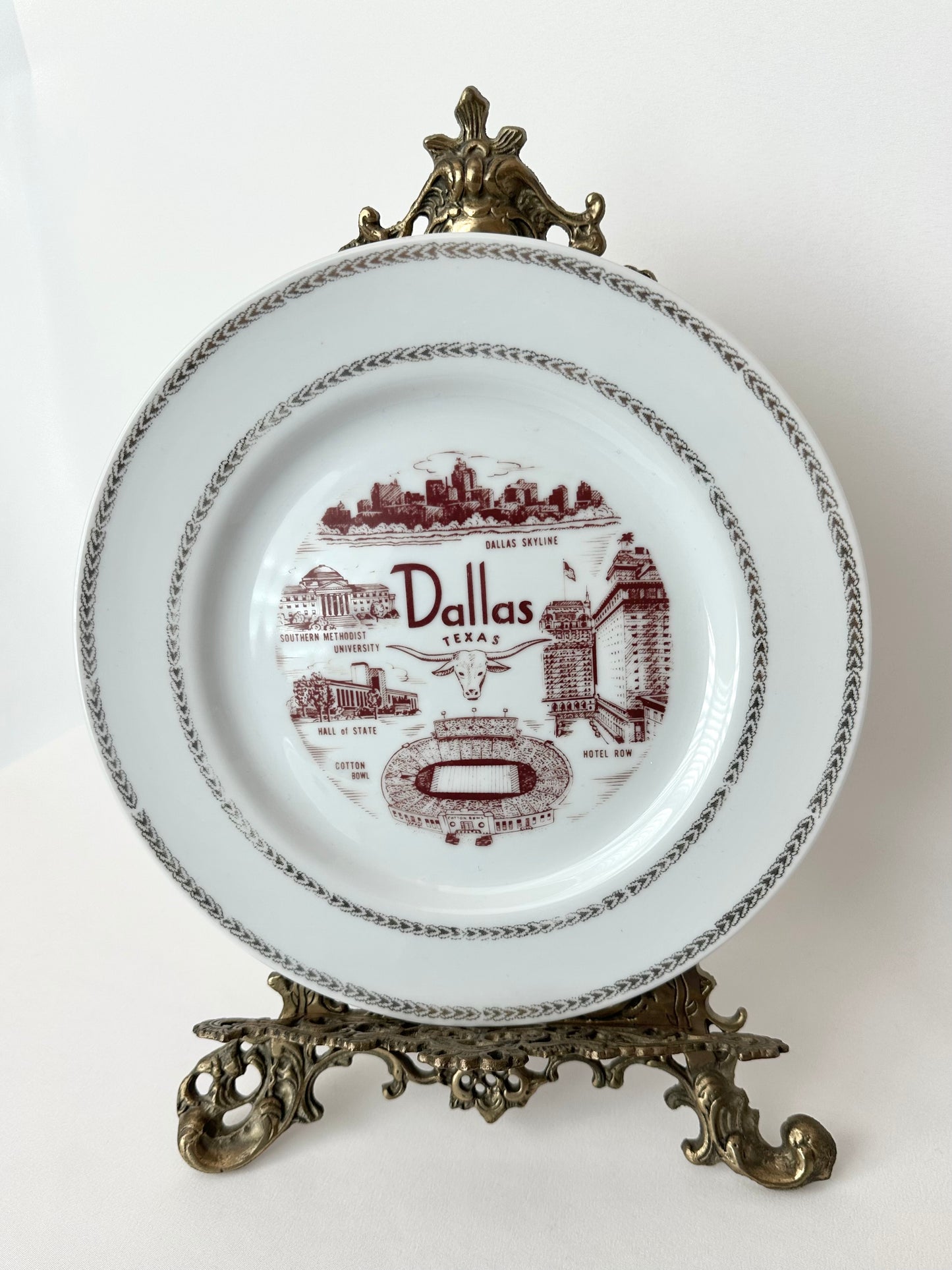 Darby Dallas Souvenir Plate