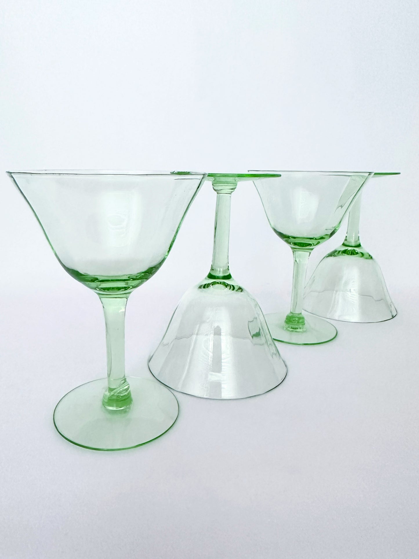 Midori Green Cocktail Glasses