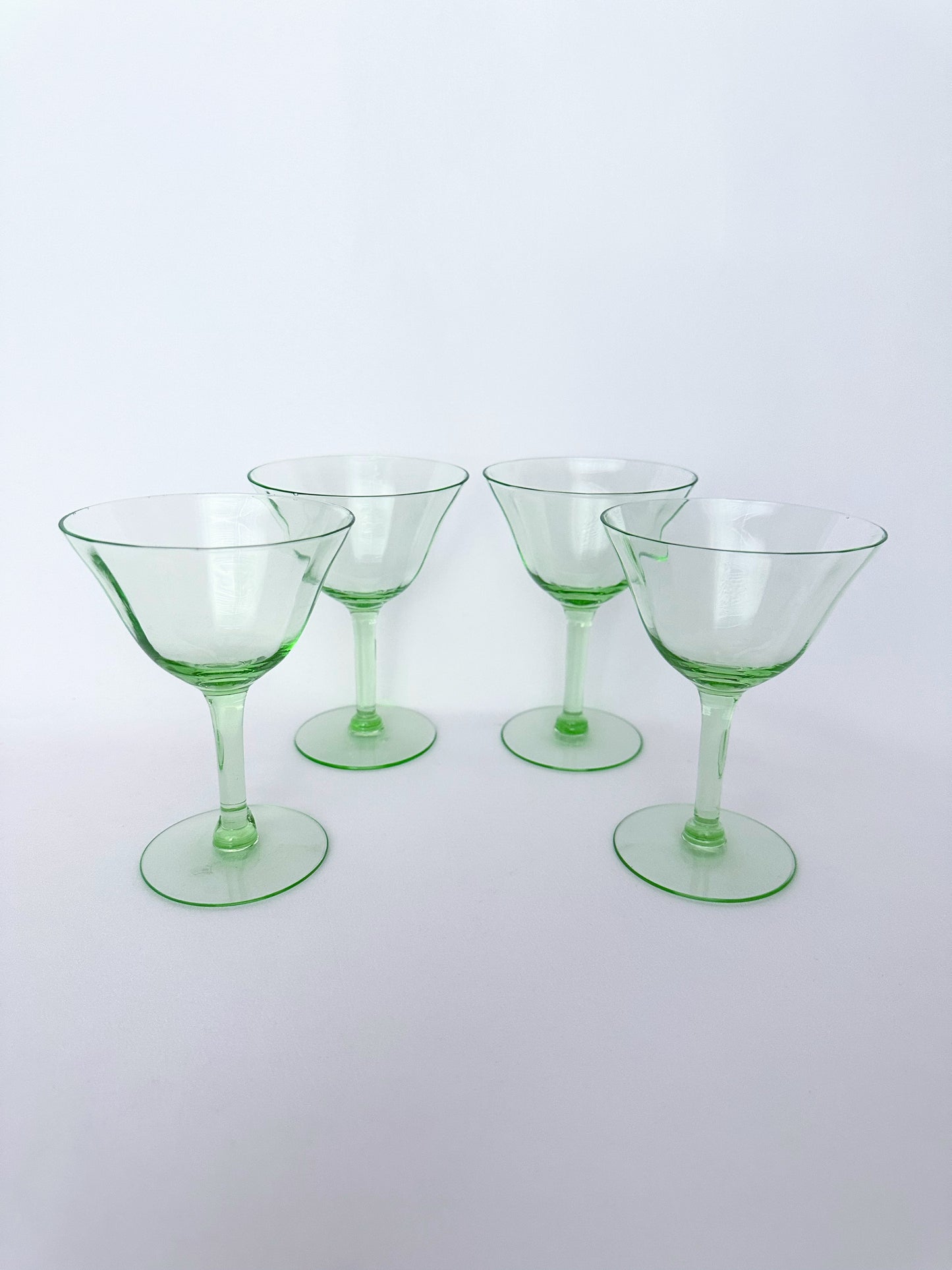 Midori Green Cocktail Glasses